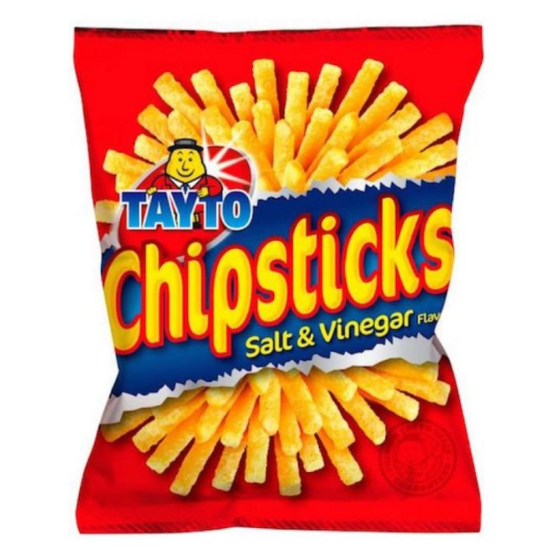 Box Of Tayto Chipsticks | Box Of 60 Packets (28g)